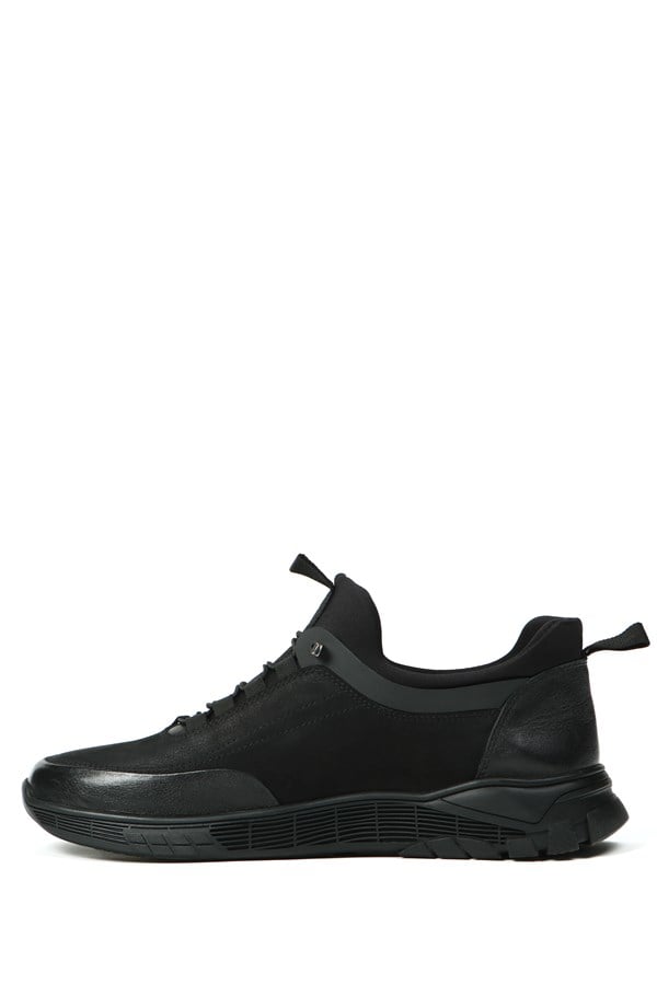 Lazne Genuine Leather Black Men's Shoes