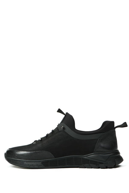 Lazne Genuine Leather Black Men's Shoes
