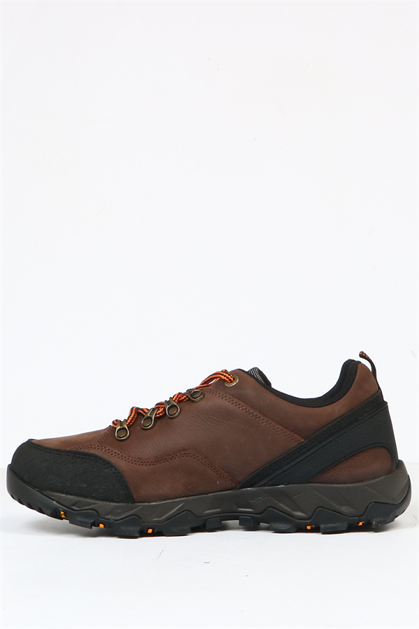 Genuine Leather Outdoor Waterproof Coffee  Men's Shoes
