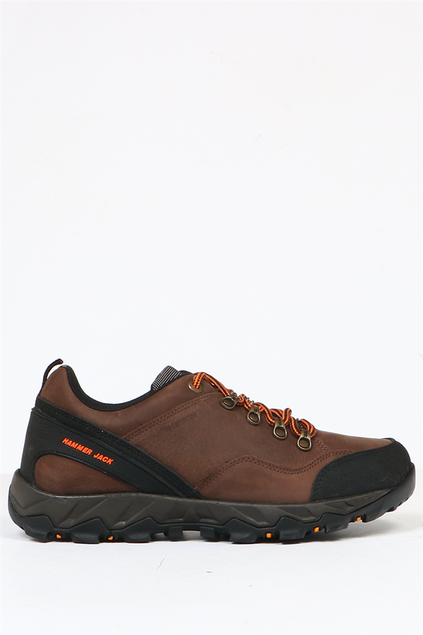 Genuine Leather Outdoor Waterproof Coffee  Men's Shoes