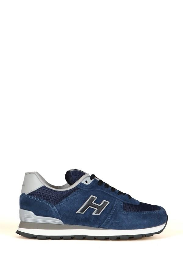 Peru Real Leather Peru Dark Indigo Blue Women's Athletic Shoes