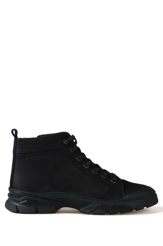 Pisa Genuine Leather Black Outdoor Men's Boots