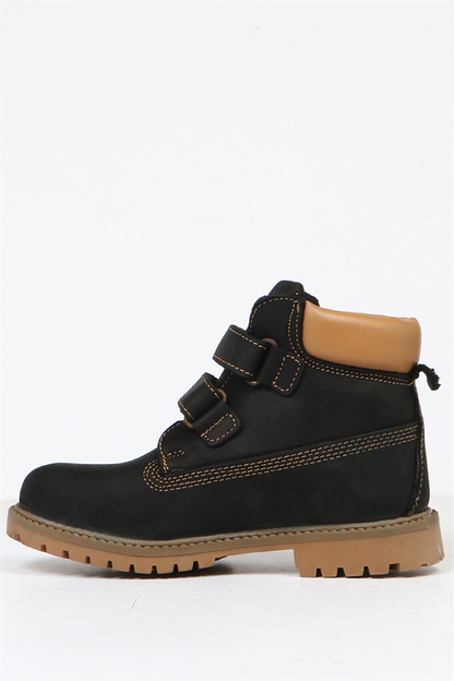 Real Leather Black Boots