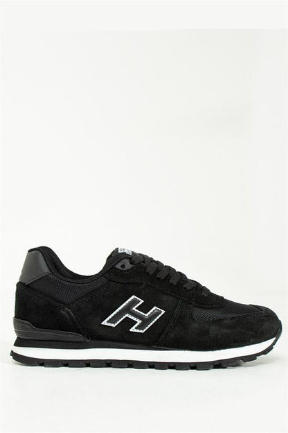 Peruvian Leather Black Men's Athletic Shoes