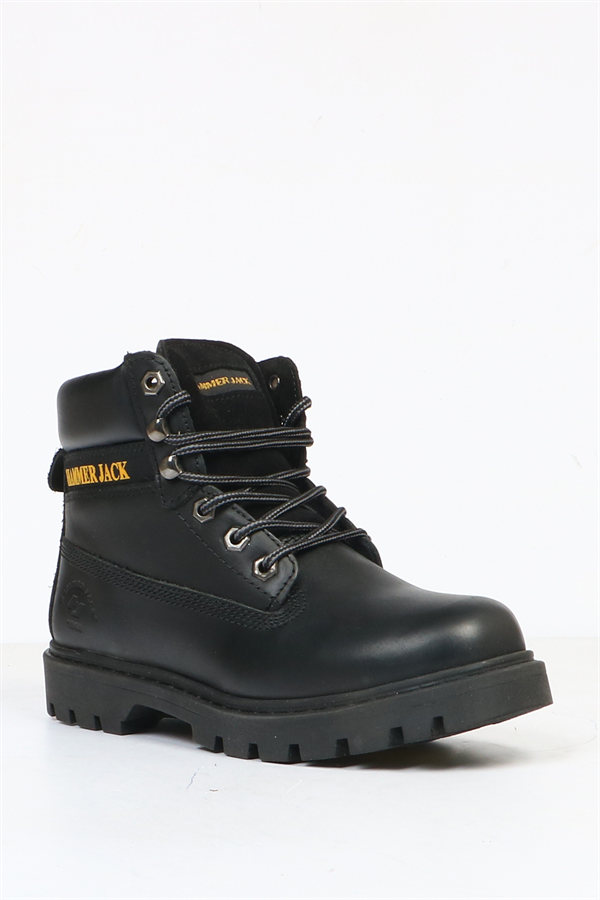 Real Leather Black Women's Boot