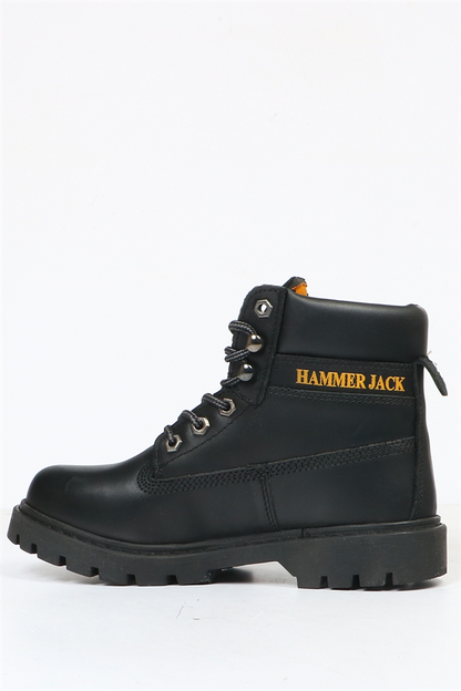 Real Leather Black Women's Boot