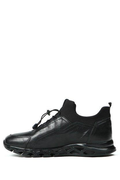 Real Leather Black Men's Shoes