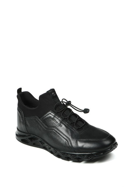 Real Leather Black Men's Shoes