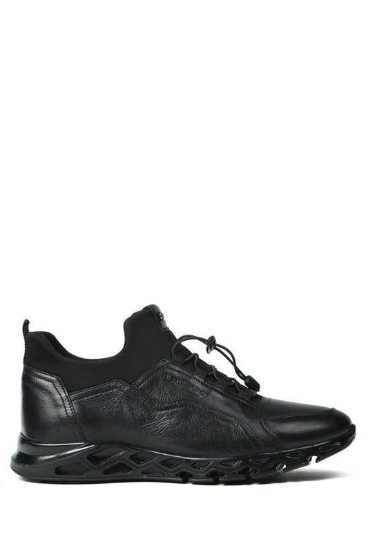Real Leather Black Men's Shoes