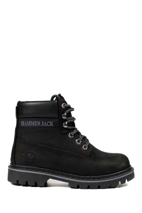 Genuine Leather Black Men's Boots