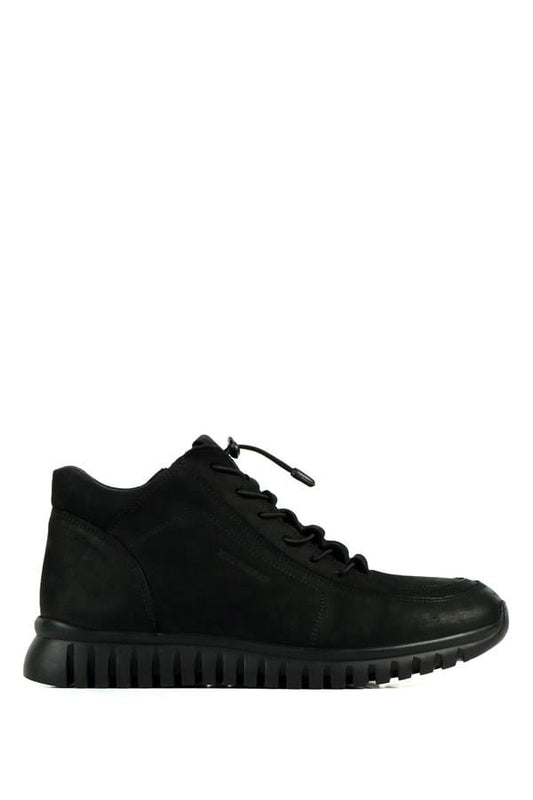 Genuine Leather Black Men's Casual Shoes