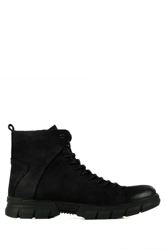 Aversa True Leather Black  Men's Boots