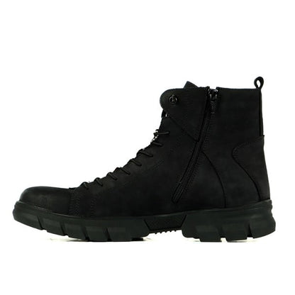 Aversa True Leather Black  Men's Boots