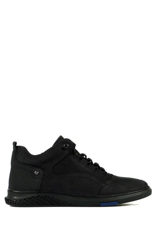 Macon Genuine Leather Black  Men's Boots