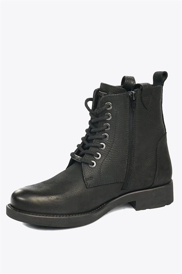 Genuine Leather Black Men's Boots