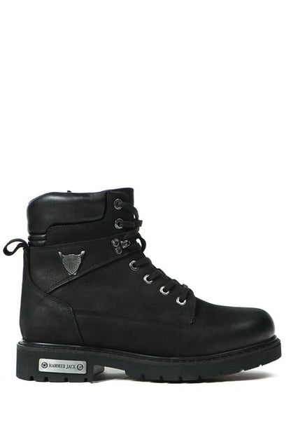 Genuine Leather Black Men's Boots