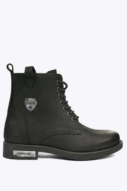Genuine Leather Black Men's Boots