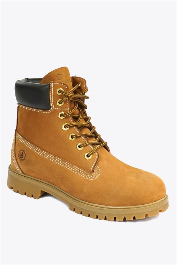 Genuine Leather Cinnamon Men's Boots