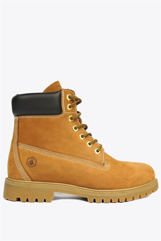 Genuine Leather Cinnamon Men's Boots