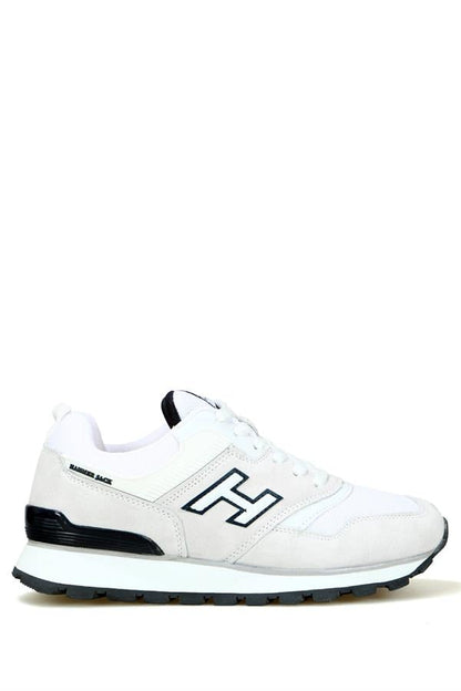 Uruguay True Leather White Purple Lacivert Sports Shoes For Women