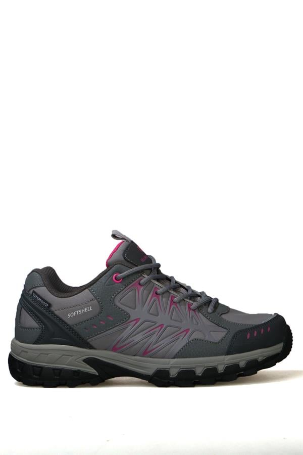 Pablo Is A Waterproof Grey Fushia Unisex Outdoor Shoe