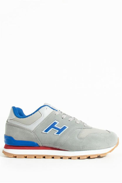 Genuine Leather Grey Women's Sports Shoes