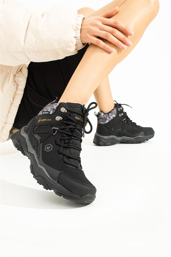 Waldo Waterproof Black Camouflage Outdoor Women's Boot
