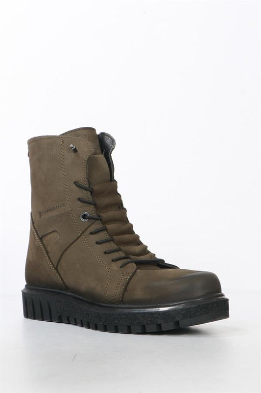 Genuine Leather Khaki Outdoor Women's Shoes