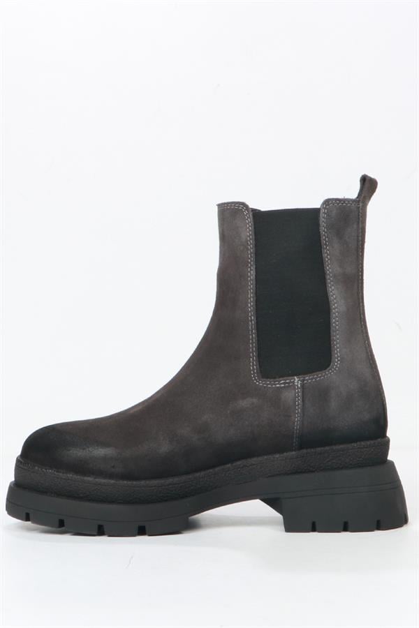 Genuine Leather Anthracite Outdoor Women's Boots