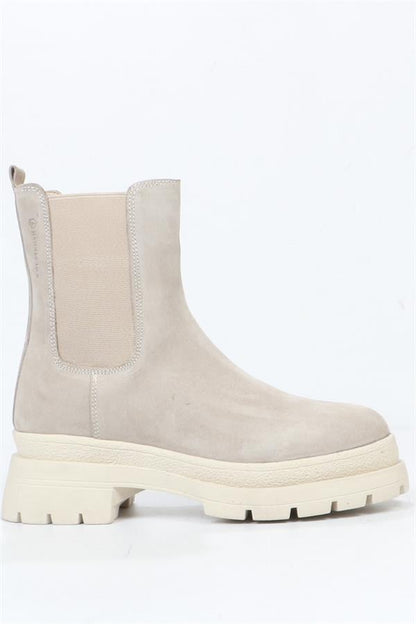 Cristina Genuine Leather Stone Suede Outdoor Women's Boots