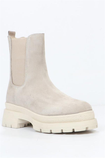 Cristina Genuine Leather Stone Suede Outdoor Women's Boots