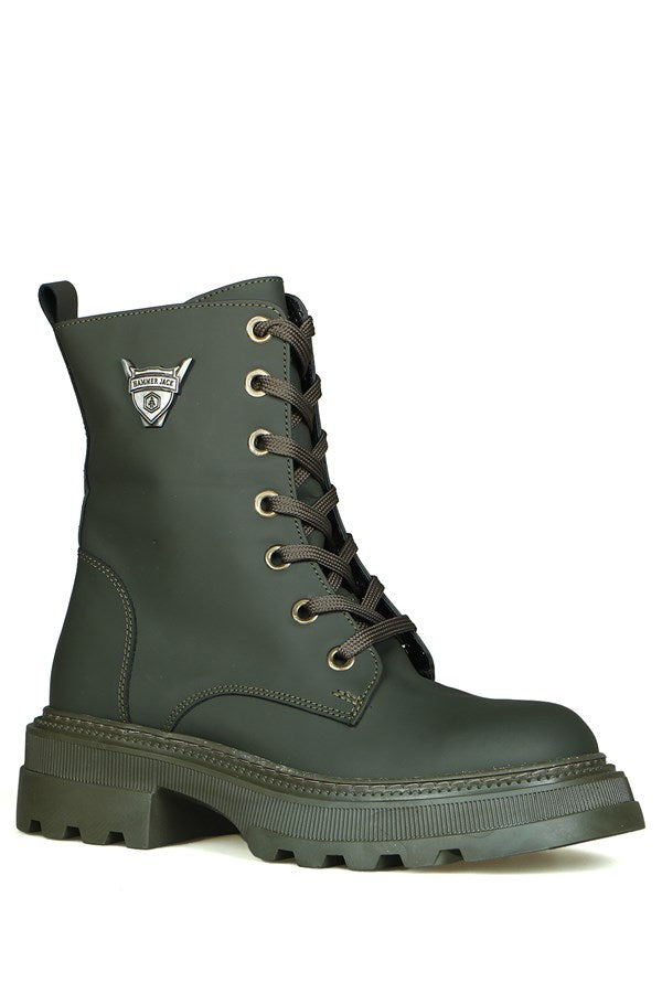 Molly Green Matte Female Boots