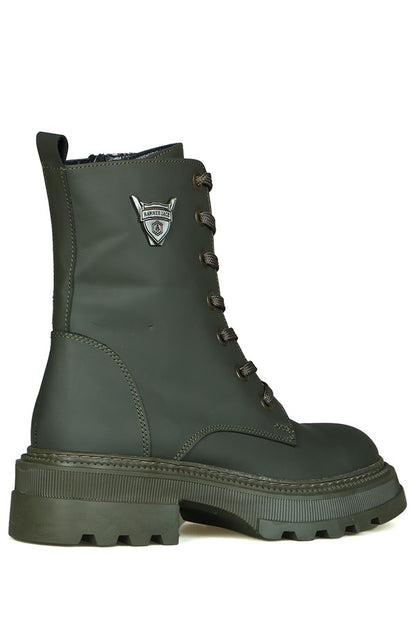 Molly Green Matte Female Boots