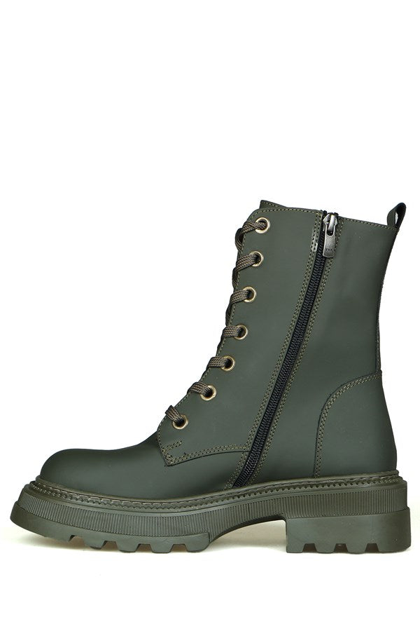 Molly Green Matte Female Boots