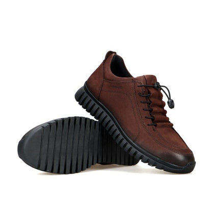 Genuine Leather Coffee Men's Shoes