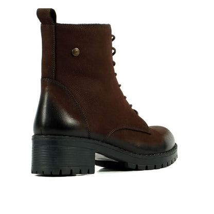 Seina Genuine Leather Outdoor Coffee Female Boots