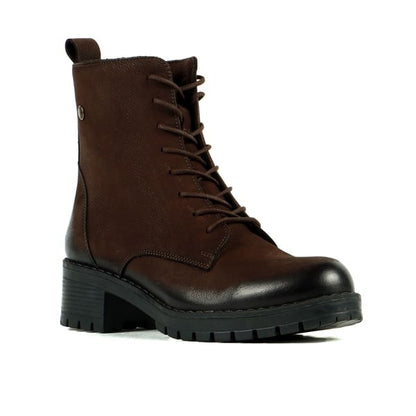 Seina Genuine Leather Outdoor Coffee Female Boots
