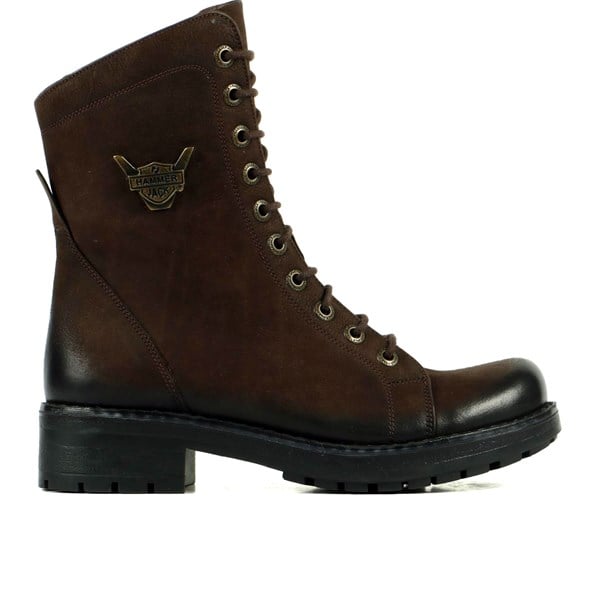 Genuine Leather Brown Women's Boots