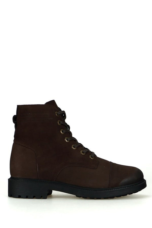 Real Leather Coffee Step Dock Outdoor Men's Boots
