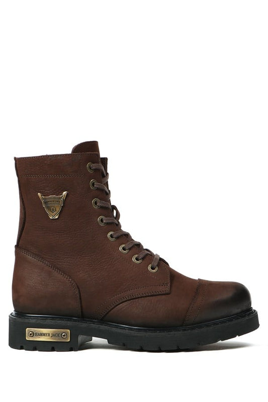 Genuine Leather Brown Men's Boots