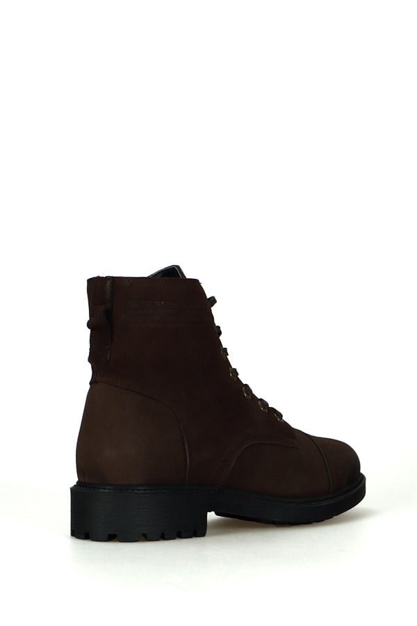 Real Leather Coffee Step Dock Outdoor Men's Boots