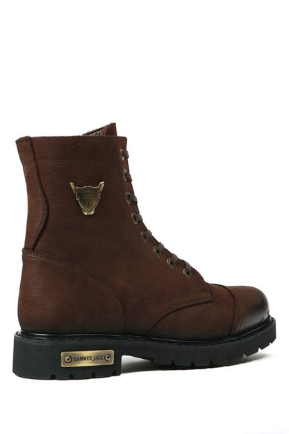 Genuine Leather Brown Men's Boots