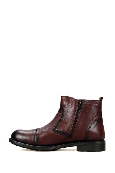 Genuine Leather Coffee Folce Outdoor Men's Shoes