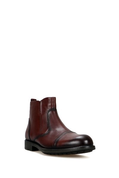 Genuine Leather Coffee Folce Outdoor Men's Shoes