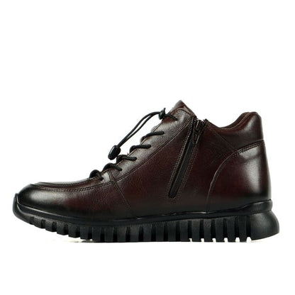 Real Leather Brown Outdoor Men's Boots