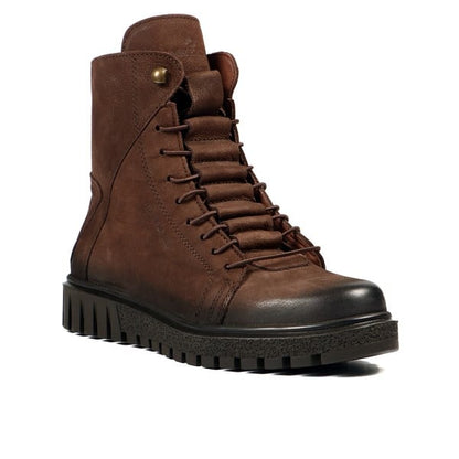 Genuine Leather Coffees, Thin Knobs, Women's Boots