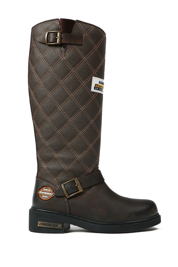 Genuine Leather Coffee Female Boots
