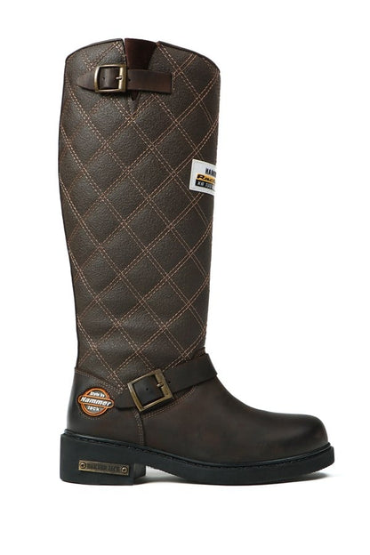 Genuine Leather Coffee Female Boots