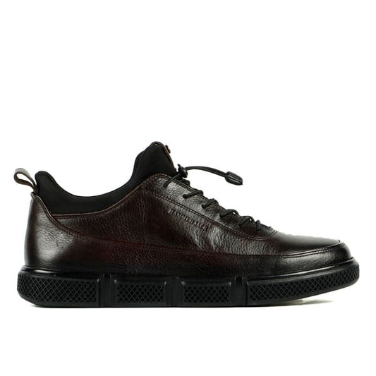 Genuine Leather Brown Men's Shoes