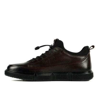 Genuine Leather Brown Men's Shoes